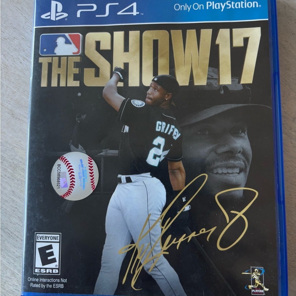 MLB 17 the Show Ken Griffey Jr Game Sony PlayStation 4 2017 PS4
